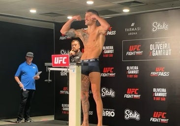 Joel Álvarez, peso correcto para su combate contra Vicente Luque en el UFC Río