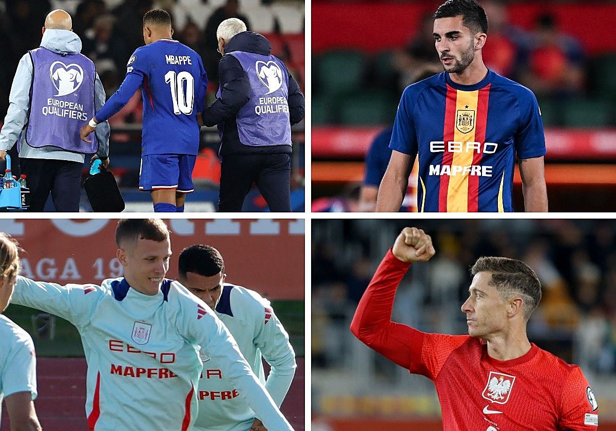 Algunas de las bajas del parón de selecciones