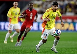 Una hora para Cucho Hernández en el empate de Colombia con Canadá (0-0)