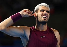 Alcaraz - Fritz: a qué hora es y dónde ver online el partido de semifinales del Six Kings Slam hoy