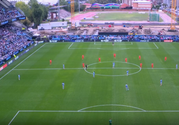 Troleo a la censura de Tebas: los jugadores de Celta y Real Sociedad hacen una protesta sorpresa