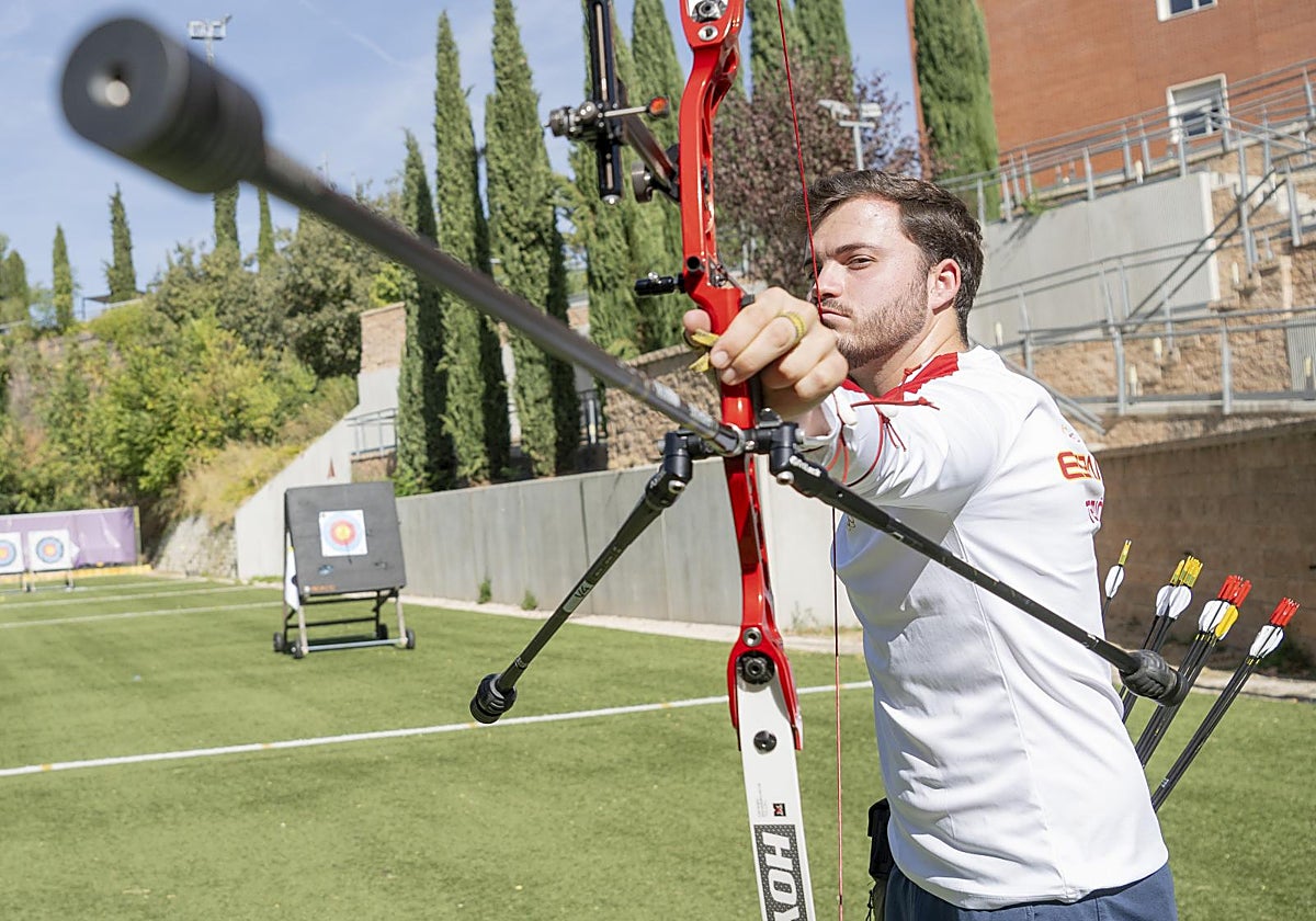 Andrés Temiño, en el CAR de Madrid