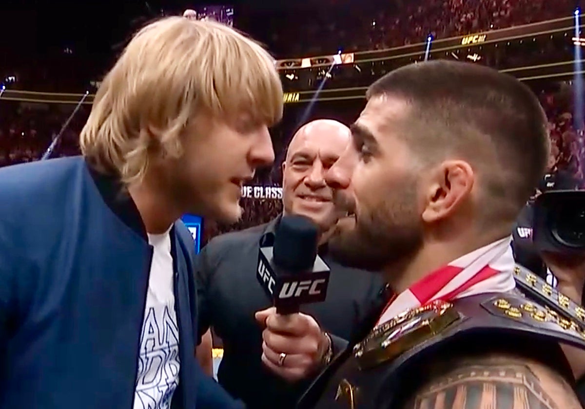 Paddy Pimblett e Ilia Topuria, cara a cara