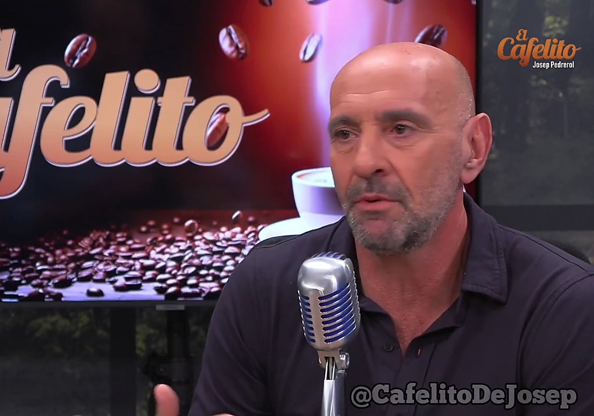 Monchi, en 'El Cafelito', de Pedrerol