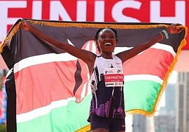 Tres años de sanción para Ruth Chepngetich, plusmarquista mundial de maratón