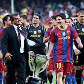 Messi busca candidato para echar a Joan Laporta