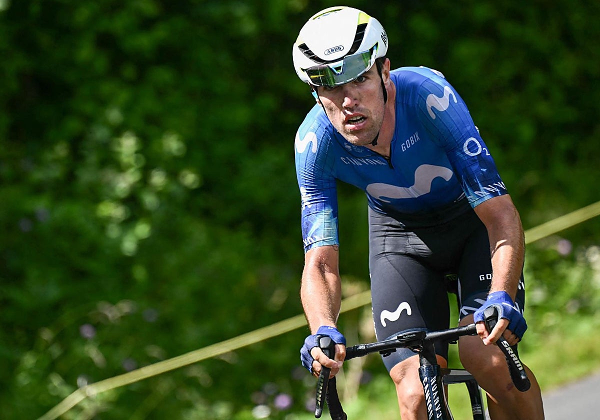 Lazkano, durante la 11ª etapa del Tour 2024