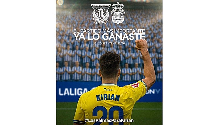 ¿Macabro o ingenioso? Lápidas de muertos para anunciar el partido del Leganés