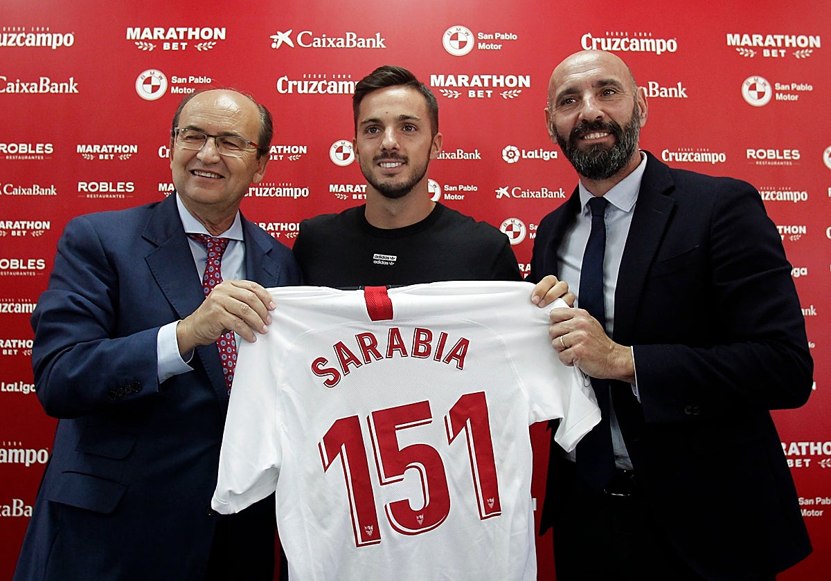 Pablo Sarabia no se olvida del Sevilla FC: «Una de las etapas más felices de mi vida, si no la que más»