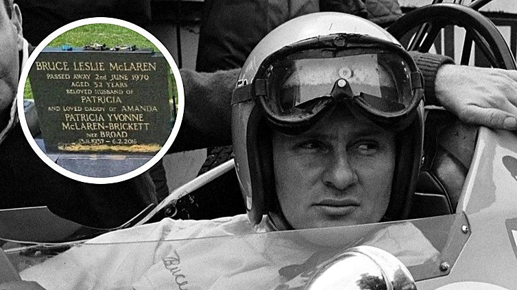 Vandalizan la tumba del fundador de la escudería McLaren de Fórmula 1: se sospecha que un fan quiso restaurarla y salió mal