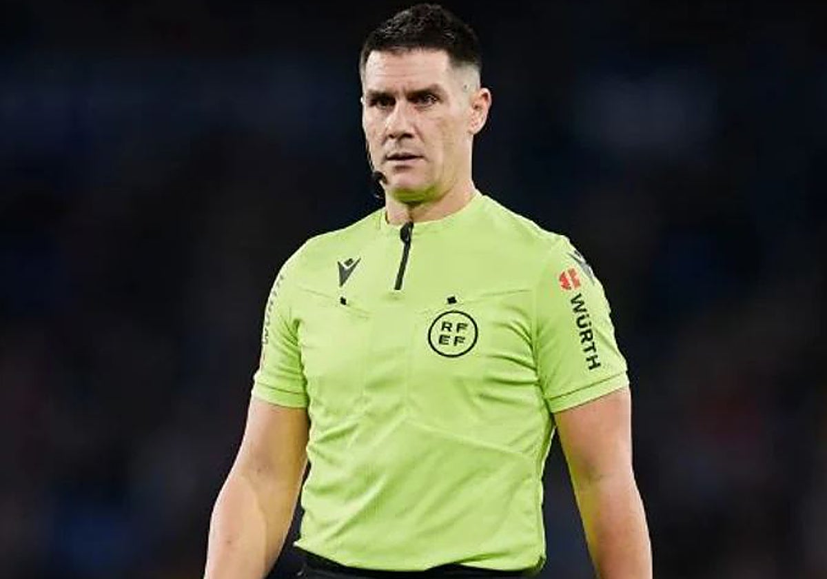 Miguel Ángel Ortiz Arias, árbitro del Sevilla - Osasuna