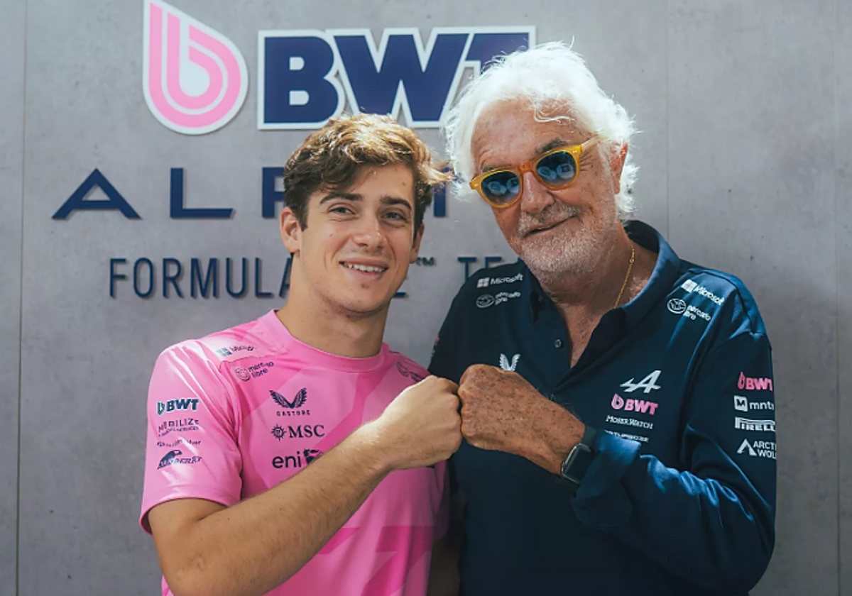 Colapinto y Briatore