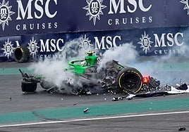 «¡Mamma mía!»: el susto de Fernando Alonso al ver el escalofriante accidente de Bortoleto