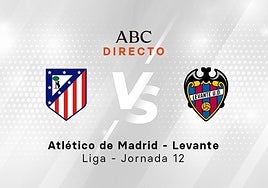 Atlético de Madrid - Levante, estadísticas del partido