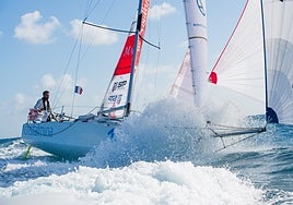Hugo Ramón es el primer español en la Mini Transat