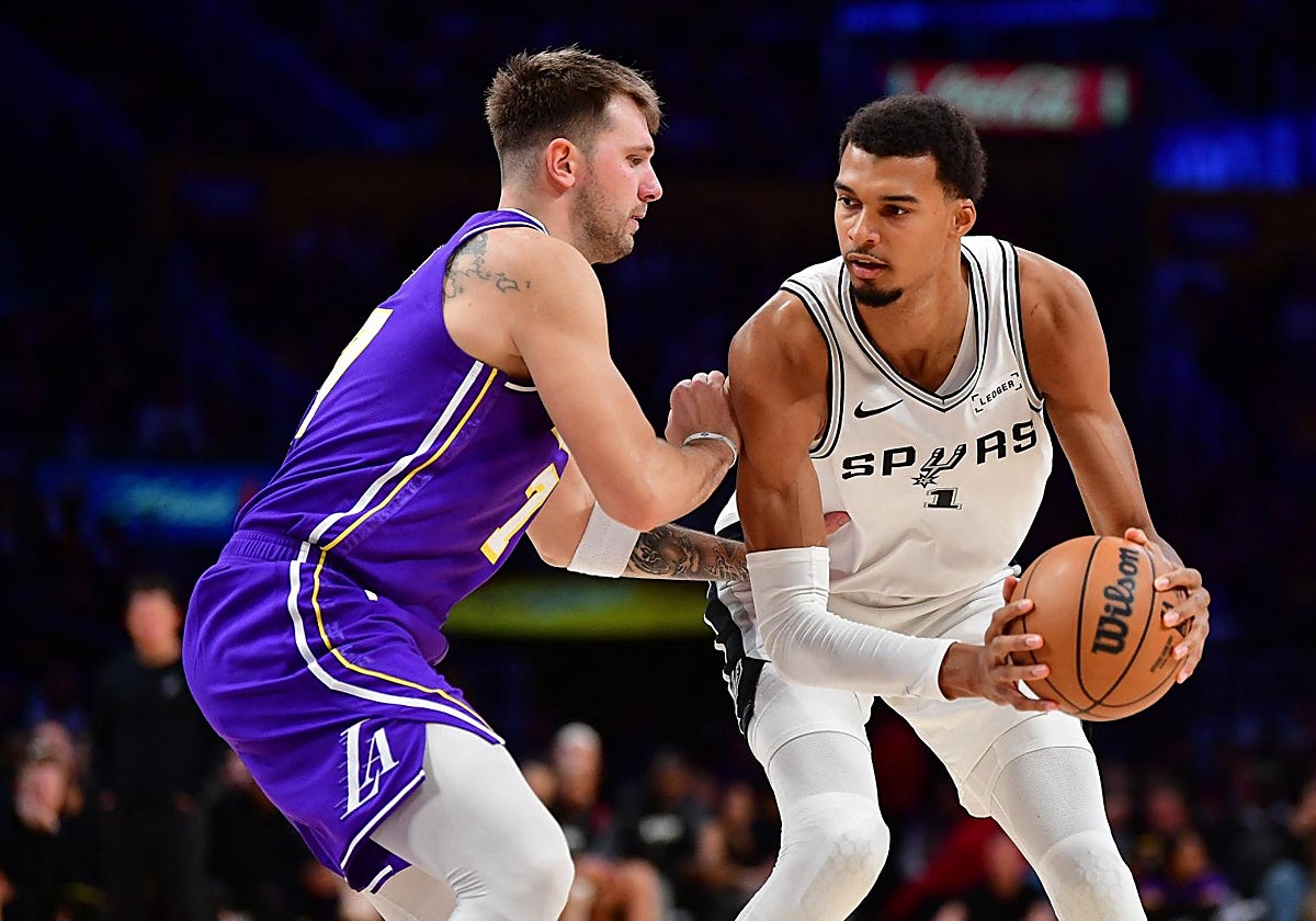 Doncic y Wembanyama, dos de las estrellas internacionales de la NBA