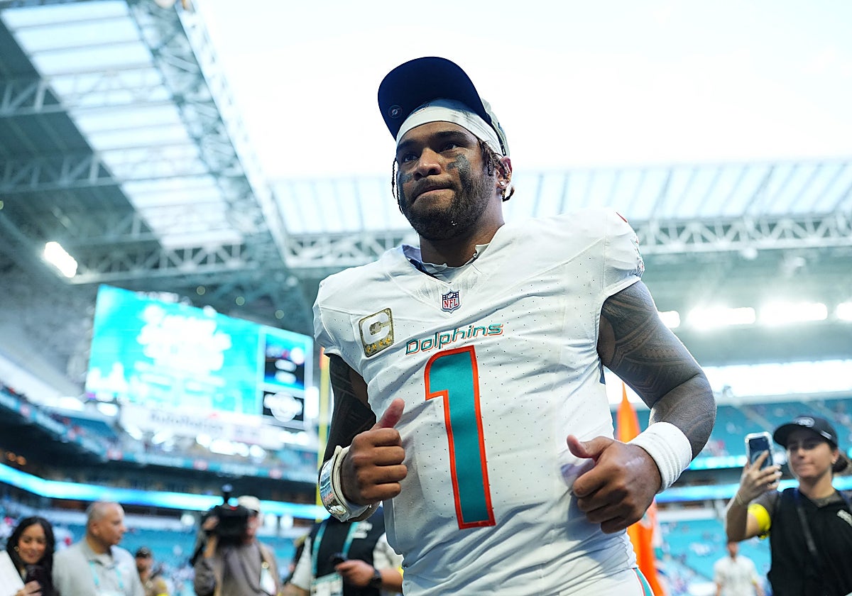 Tagovailoa, jugador de los Miami Dolphins