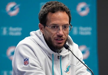 Mike McDaniel, entrenador de Miami Dolphins, este miércoles en el Metropolitano