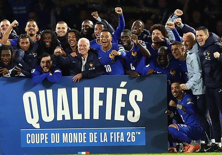 Estas son las selecciones ya clasificadas para el Mundial tras el billete logrado por la Francia de Mbappé