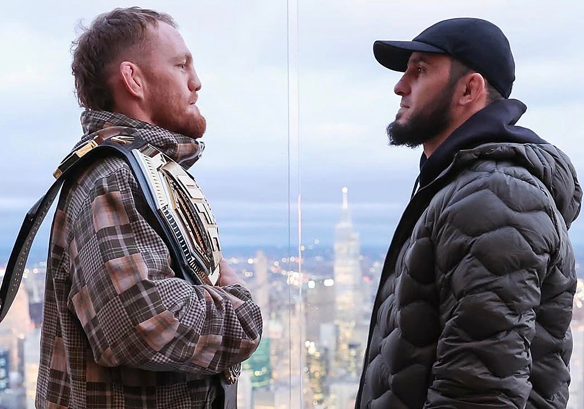 Jack Della Maddalena e Islam Makhachev, cara a cara en Nueva York