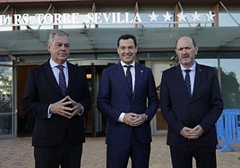 Juanma Moreno: «El estadio de la Cartuja estaba abandonado y ahora es el tercer estadio de España»