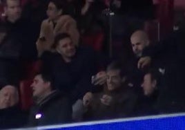 Manu Fajardo y Joaquín, presentes en el Atlético de Madrid - Inter de Milán