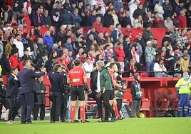 El acta de Munuera Montero relata la advertencia de suspensión del derbi Sevilla - Betis