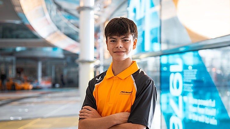 McLaren ficha al último gran talento español: Christian Costoya, de 15 años