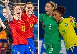 Una rivalidad por fin oficial: España busca la final del primer Mundial ante la imponente Brasil