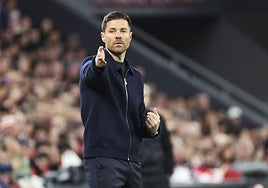 Xabi Alonso, en San Mamés