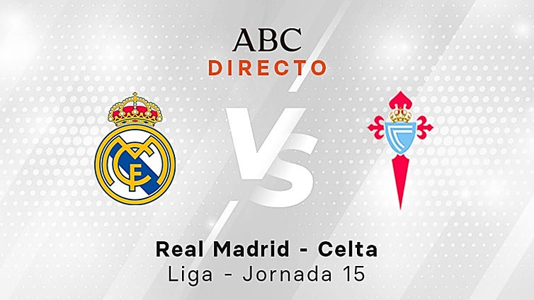 Real Madrid - Celta, estadísticas del partido