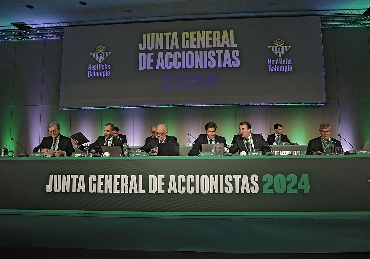 Los siete puntos del orden del día de la junta de accionistas del Betis