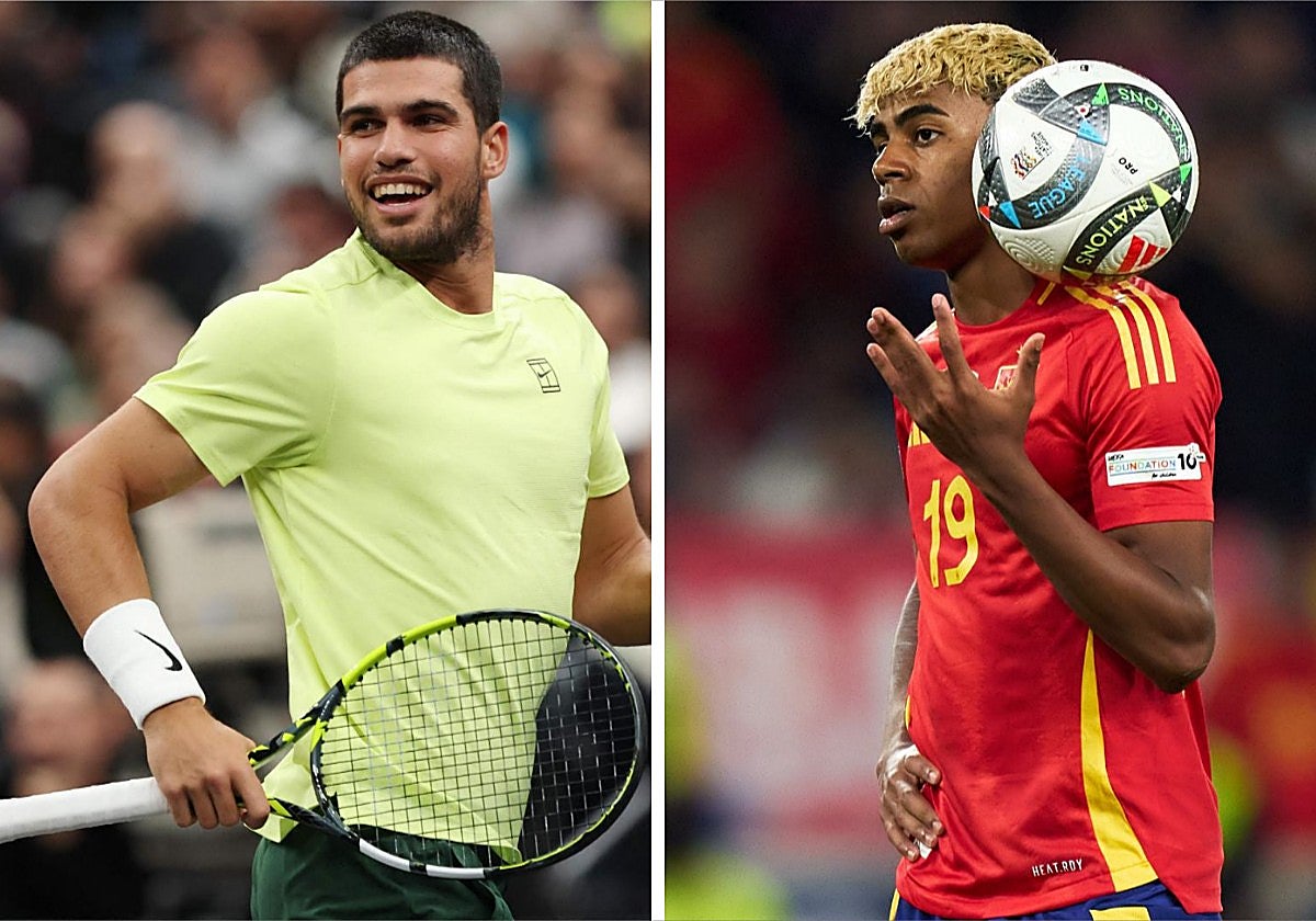 Carlos Alcaraz y Lamine Yamal