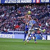 El Atlético vuelve al mundo del 1-0 y gracias
