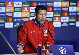 Simeone, en la rueda de prensa previa al duelo contra el Bodo/Glimt