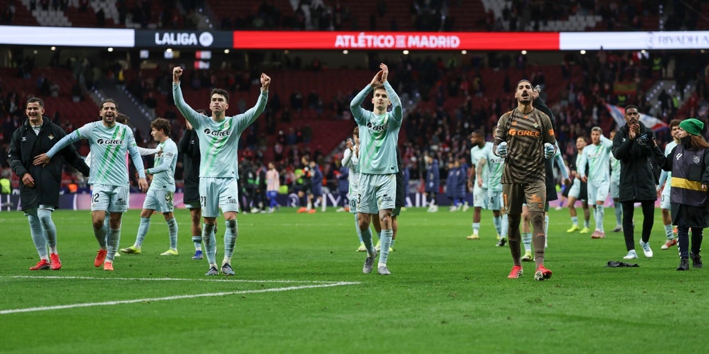 El Betis conquistó el Metropolitano con el once de mayor edad media de LaLiga