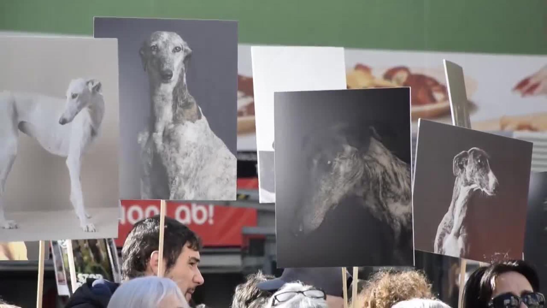 Un millar de personas se manifiestan en Madrid para pedir el fin de la caza con perros