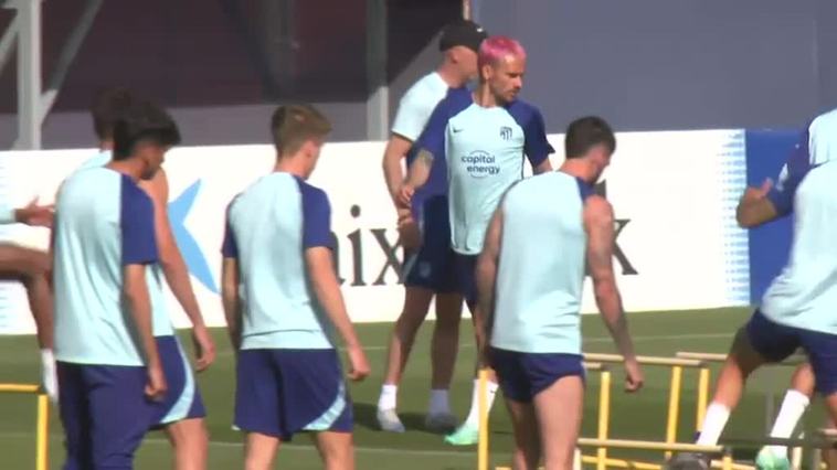 El Atleti sigue preparando su duelo ante el Rayo Vallecano