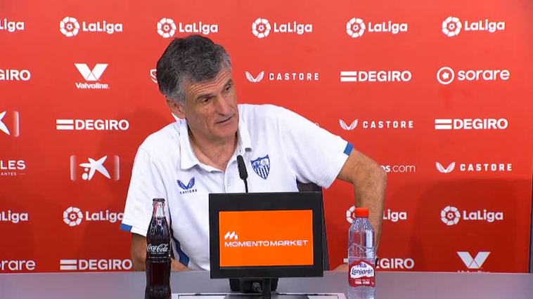 Mendilibar: "Hace tres semanas estábamos llorando a ver si nos salvábamos"