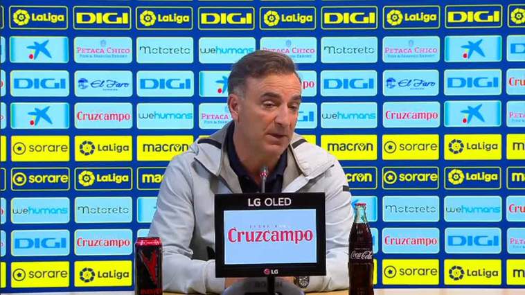 Sergio González: "Hubiese sido demasiado fácil estar ya salvados con la temporada llena de piedras que llevamos"