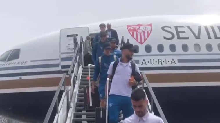 El Sevilla ya está en Budapest