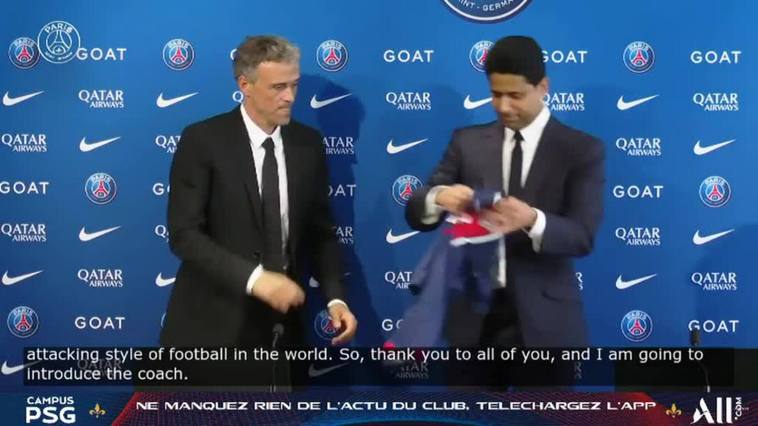 Presentado Luis Enrique como nuevo entrenador del PSG