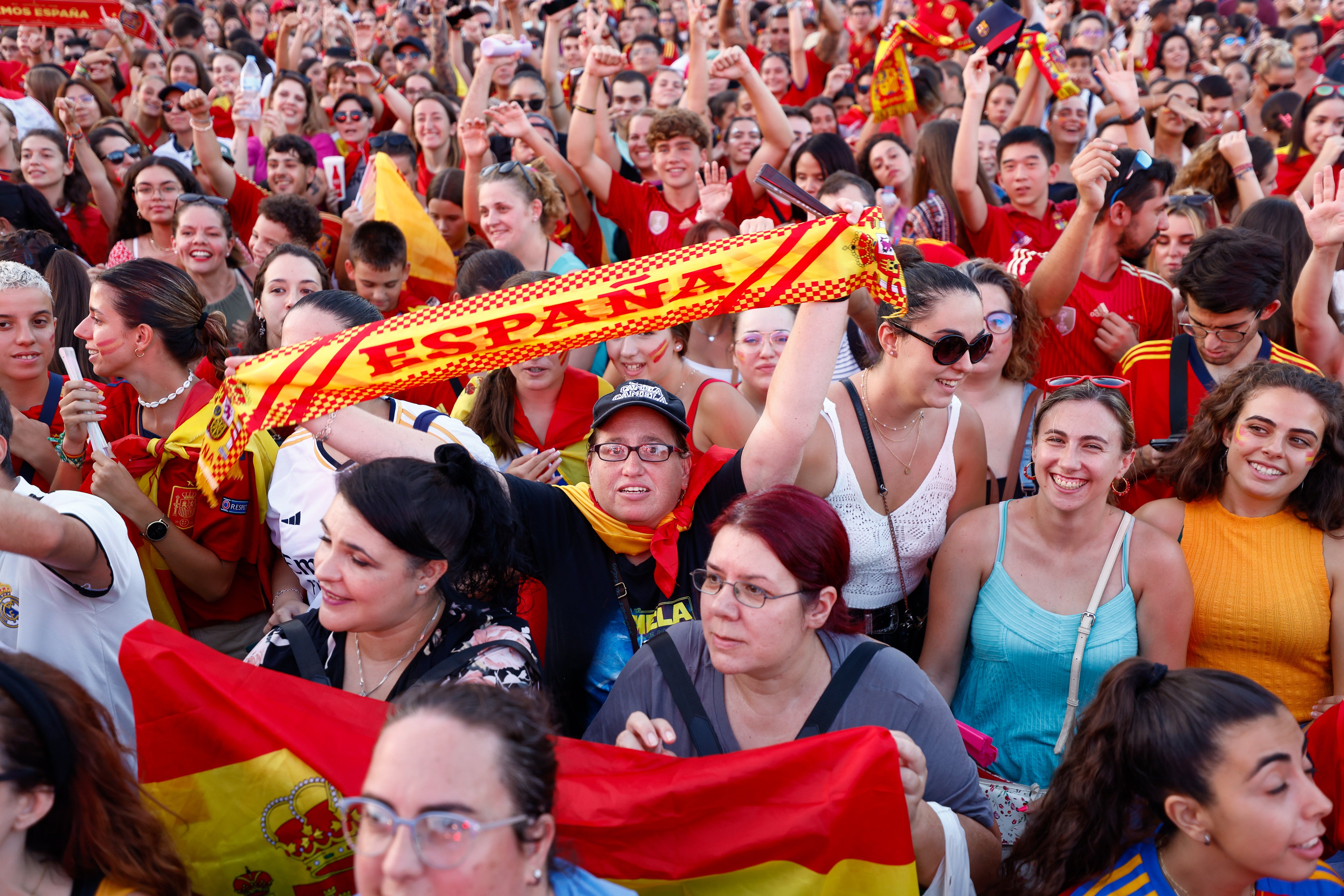 La celebración de las campeonas del mundo, en imágenes