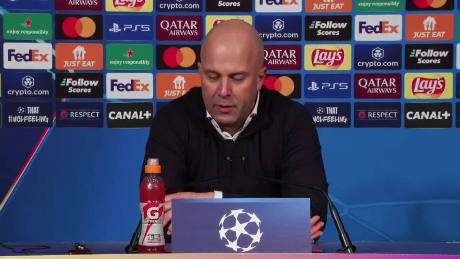 Arne Slot: &quot;Incluso con el empate a 0 éramos afortunados&quot;