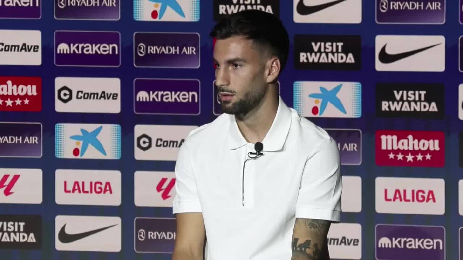 Álex Baena: &quot;He venido al Atlético de Madrid a ganar títulos&quot;