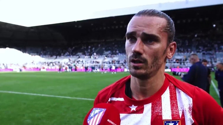 Declaraciones de Griezmann tras el triunfo del Atlético de Madrid frente al Newcastle