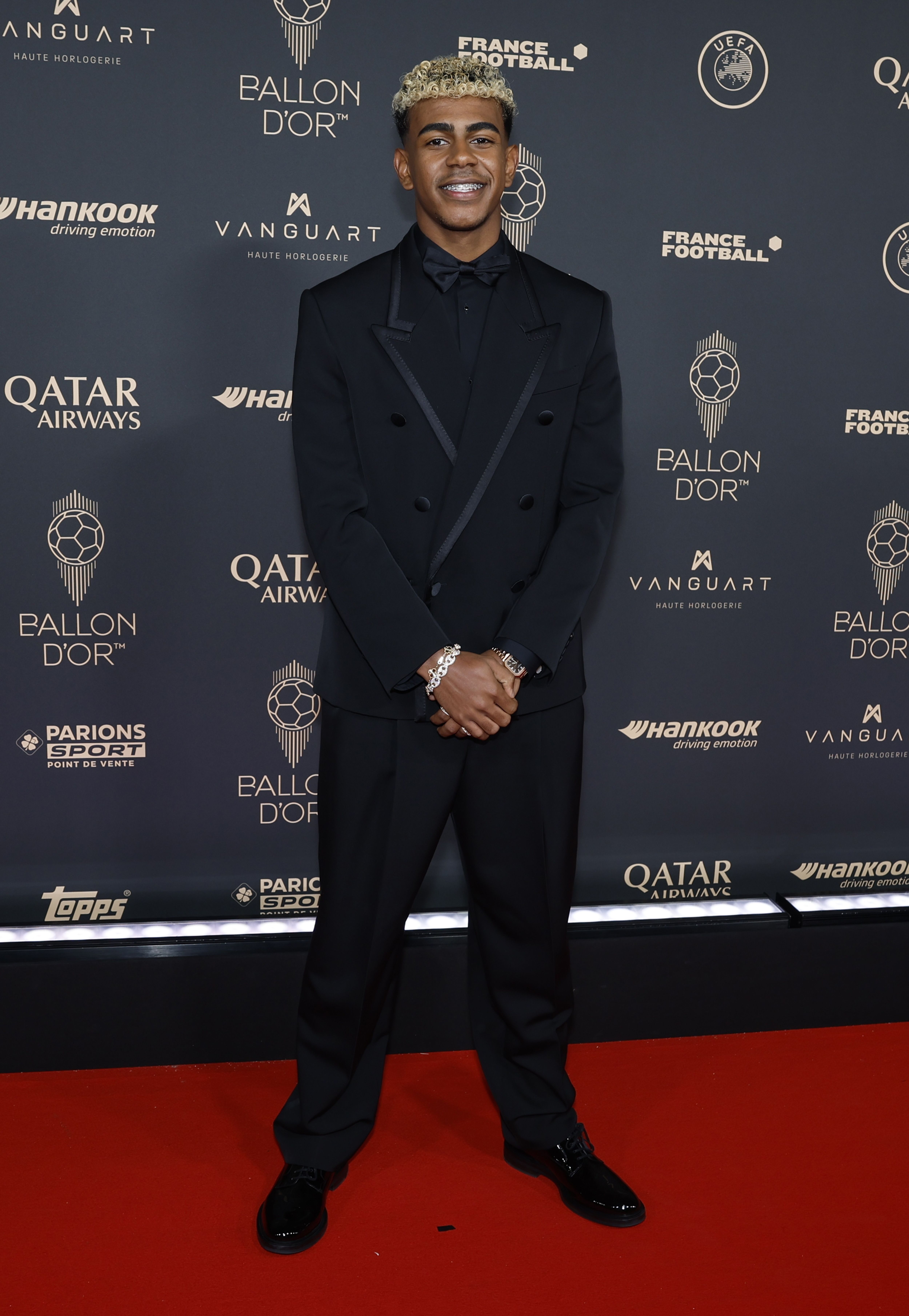 El futbolista español del FC Barcelona Lamine Yamal.