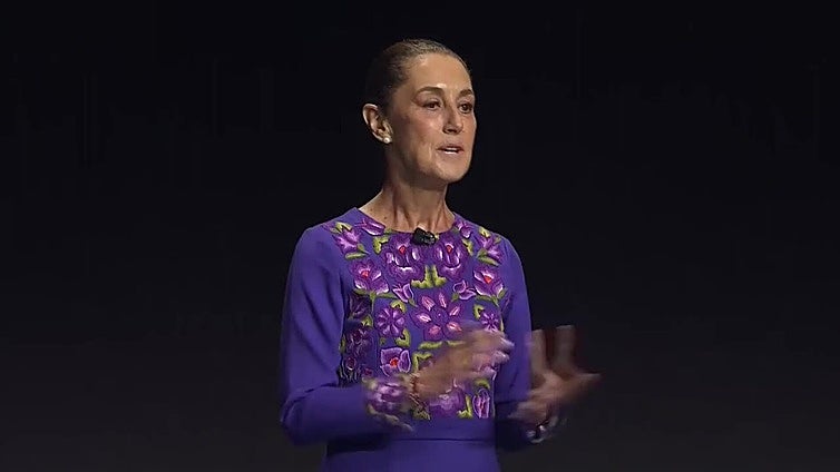 Sheinbaum, en el sorteo del Mundial: "México disfruta del juego de pelota desde tiempos ancestrales"