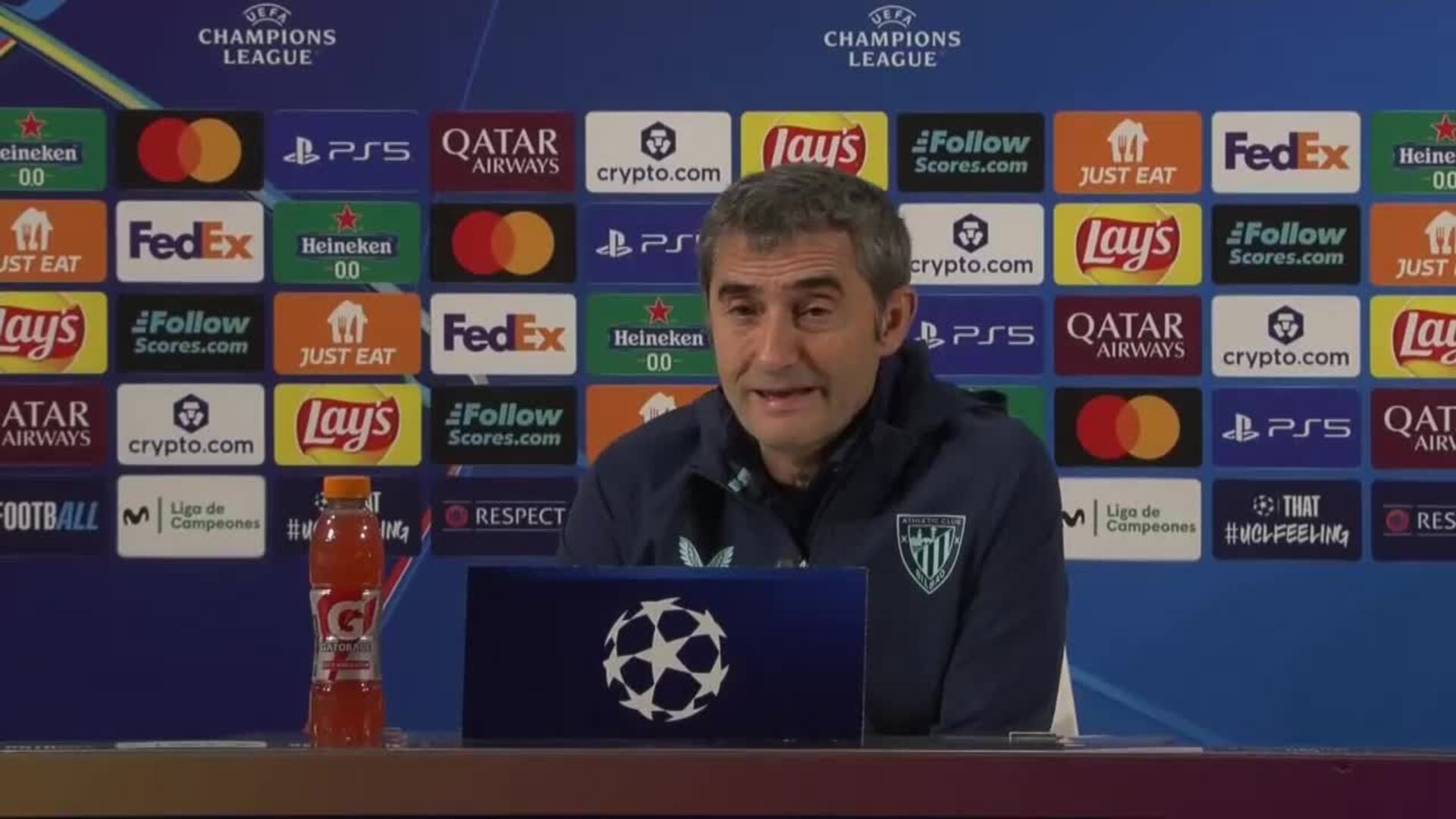 Valverde: &quot;Los favoritos son ellos, pero el partido hay que jugarlo&quot;