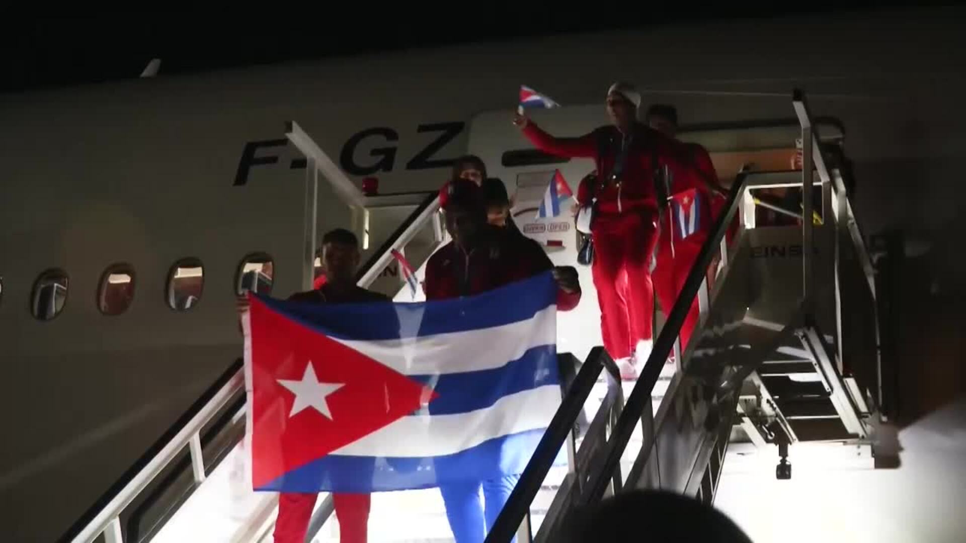 Llegada de la delegación desde París 2024 a Cuba encabezada por su pentacampeón olímpico Mijaín López